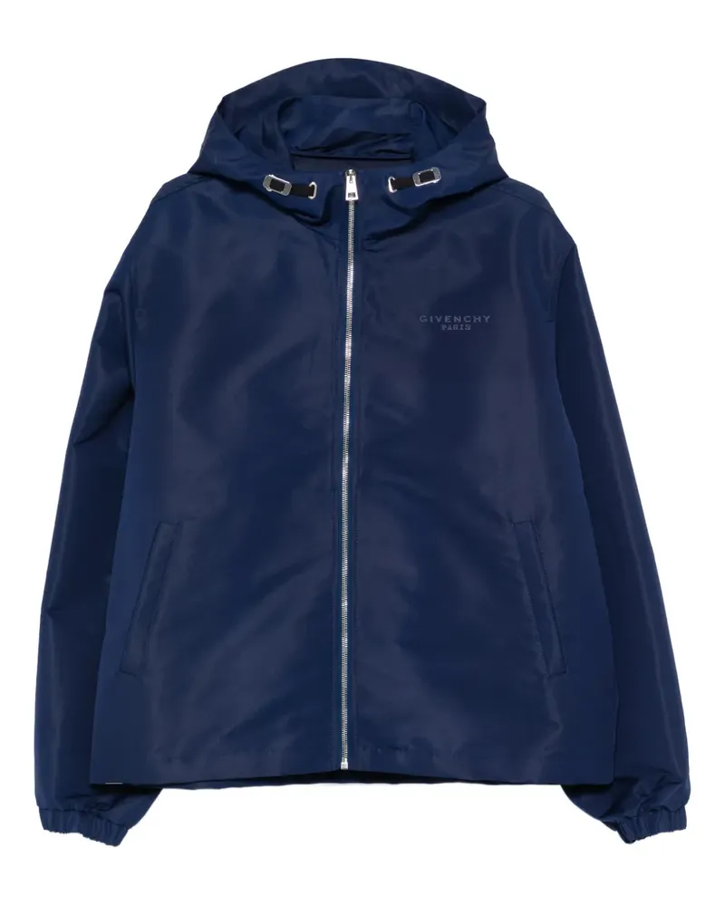 Givenchy hooded windbreaker - Blau Blau