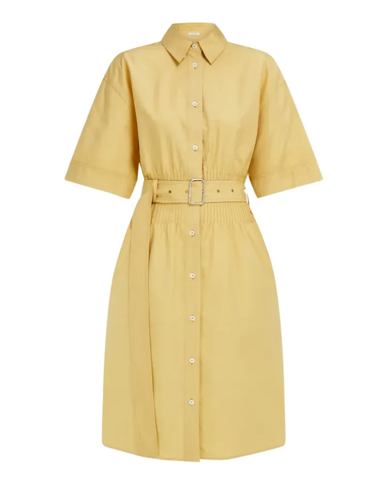 Ferragamo cotton and silk shirt dress - Gelb Gelb