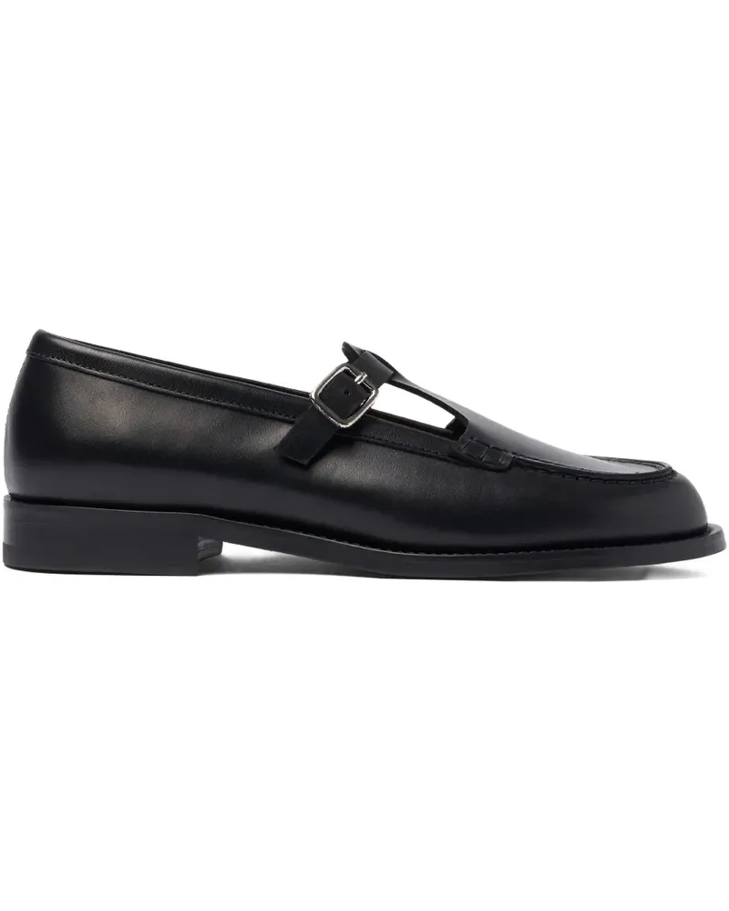 Scarosso Loafer aus Leder - Schwarz Schwarz