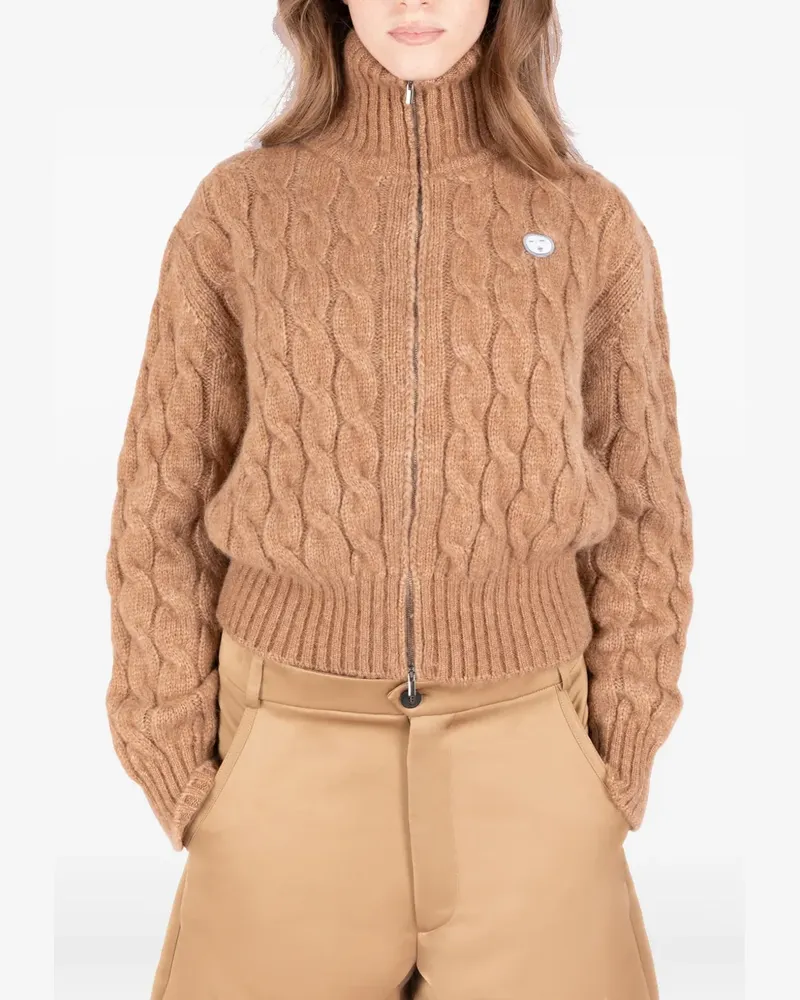 Société Anonyme Bia Cardigan mit Zopfmuster - Braun Braun