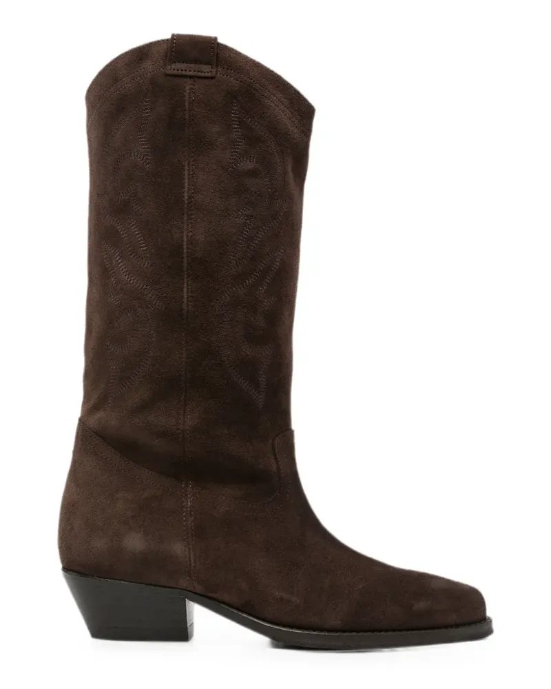 ba&sh Claurys embroidered western-style cowboy boots - Braun Braun