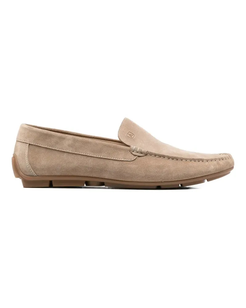 Alberto Gozzi leather loafers - Nude Nude
