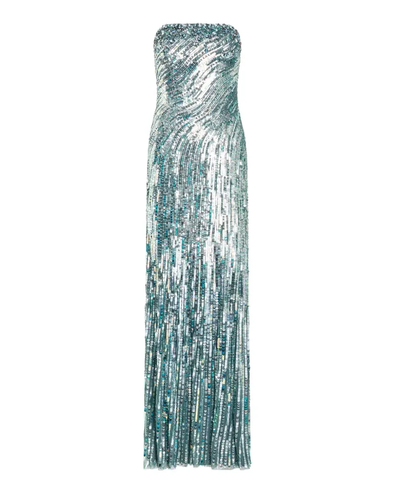 Jenny Packham Helix dress - Blau Blau