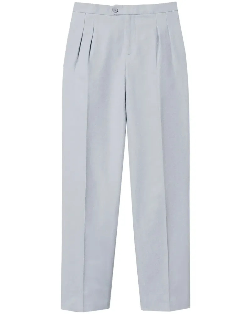 Twin-Set Hose mit Biesen - Grau Grau