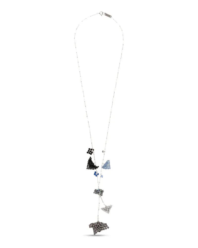 Isabel Marant beaded-charm necklace - Silber Silber