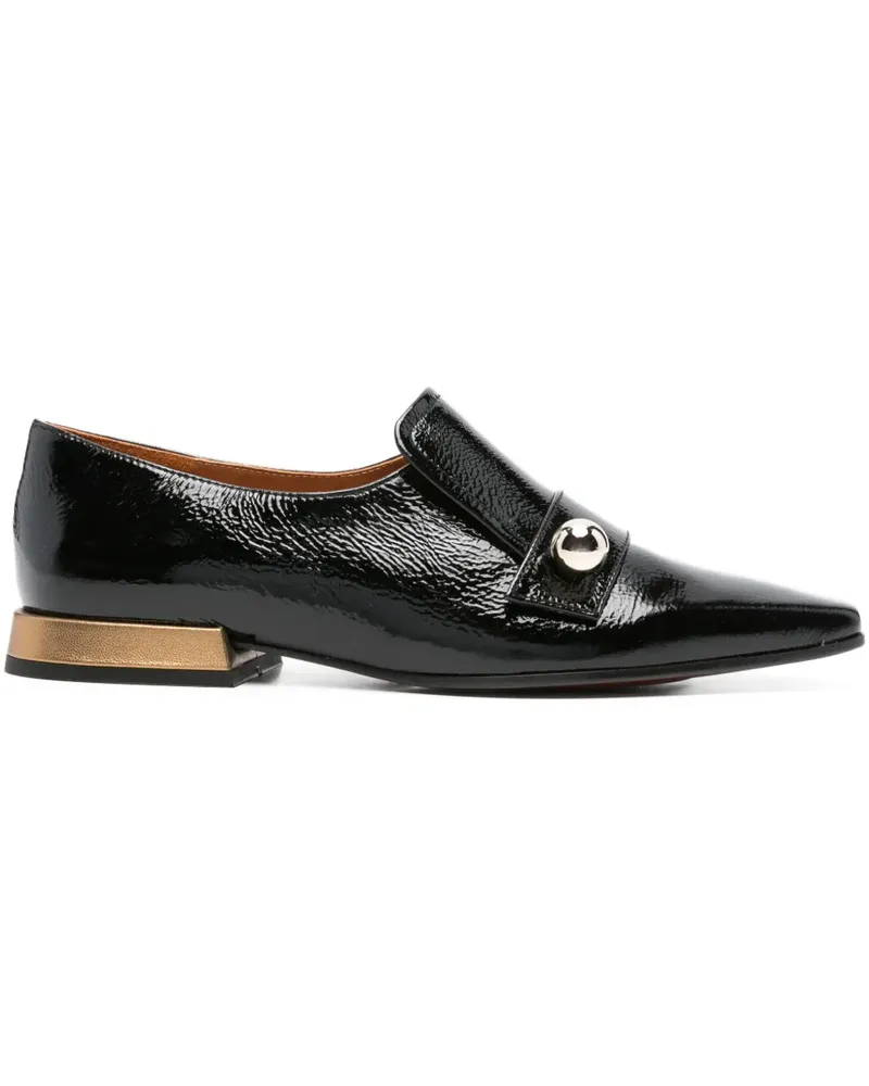 Chie Mihara Gadia Loafer aus Lackleder - Schwarz Schwarz