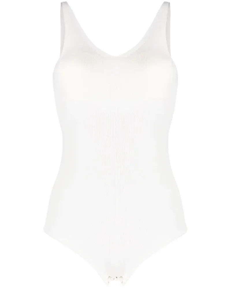 CFCL Gerippter Body - Weiß Weiß
