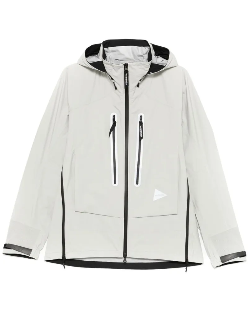 and wander Pertex Shield Jacke - Grau Grau