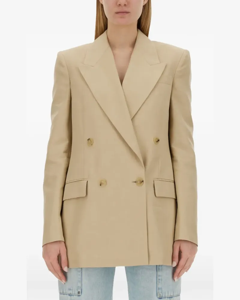Stella McCartney double-breasted blazer - Nude Nude