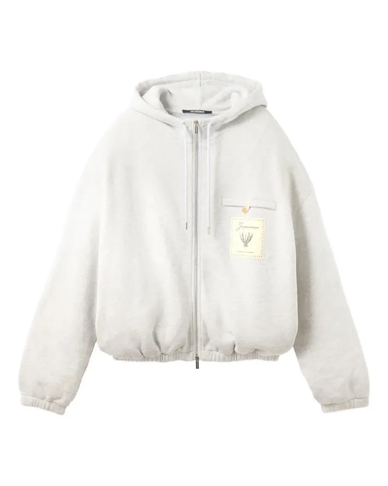 Jacquemus Le Torneo zip-up hoodie - Grau Grau