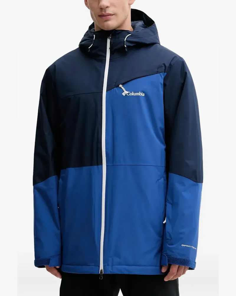 Columbia Sportswear Company Kapuzen-Skijacke in Colour-Block-Optik - Blau Blau