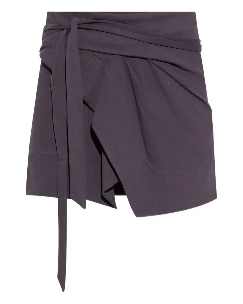 Isabel Marant Berenice Minirock in Wickeloptik - Violett Violett