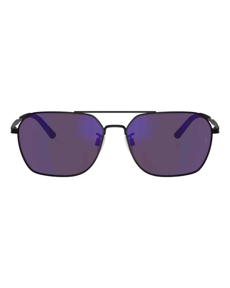 Oliver Peoples pilot-frame sunglasses - Schwarz Schwarz