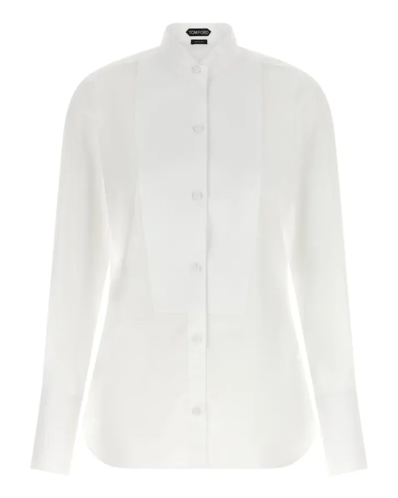 Tom Ford cotton tuxedo shirt - Weiß Weiß