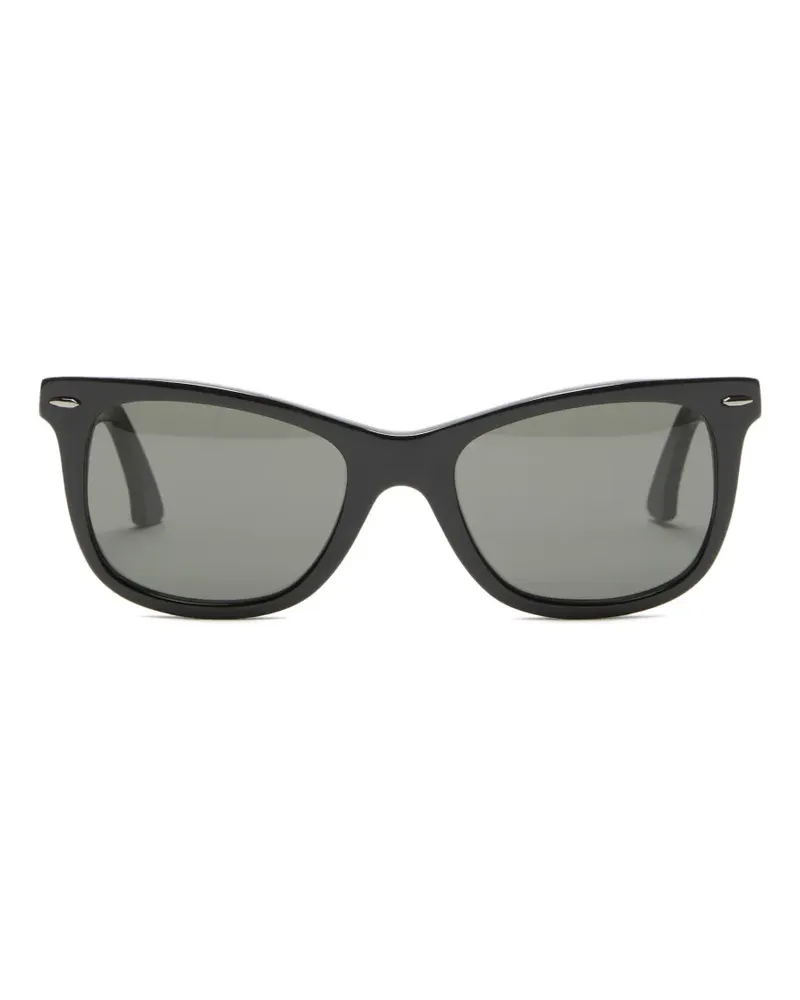 Acne Studios Sonnenbrille mit eckigem Gestell - Schwarz Schwarz