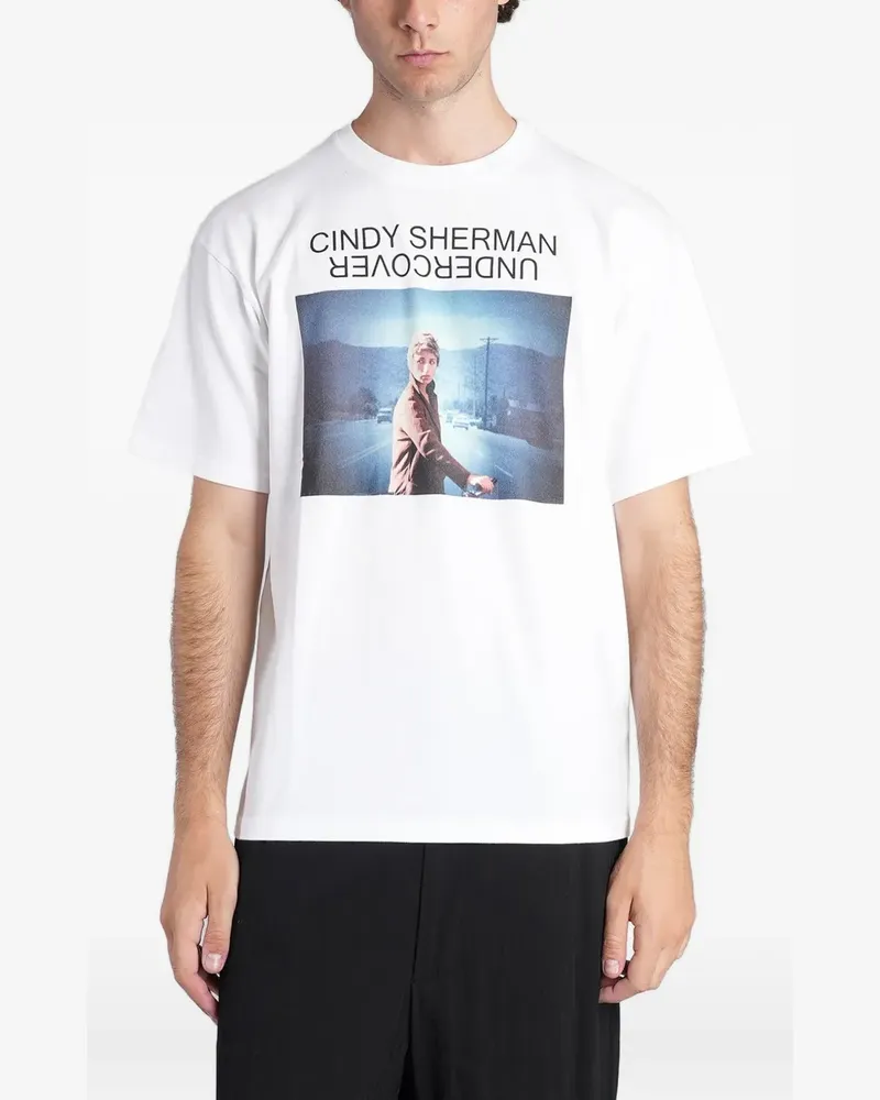 Undercover Cindy Sherman T-Shirt mit Print - Weiß Weiß