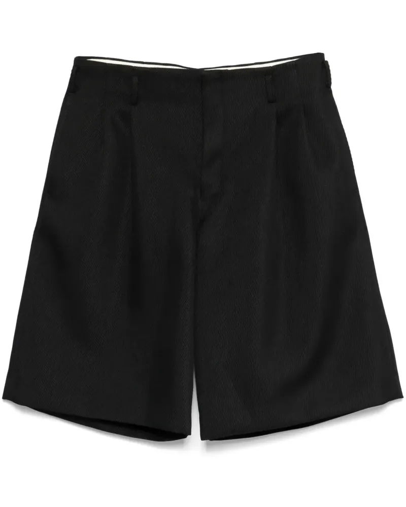 Comme des Garçons Shorts aus Twill - Schwarz Schwarz