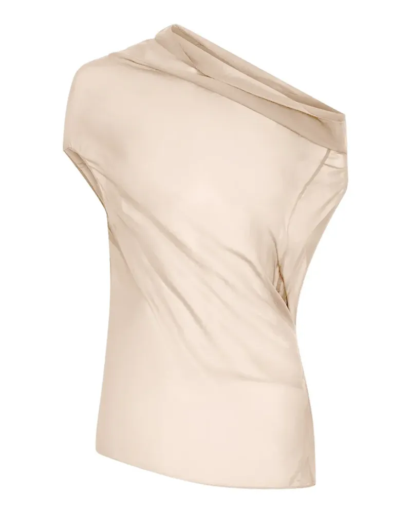 NICHOLAS Ryanne asymmetric twisted top - Nude Nude