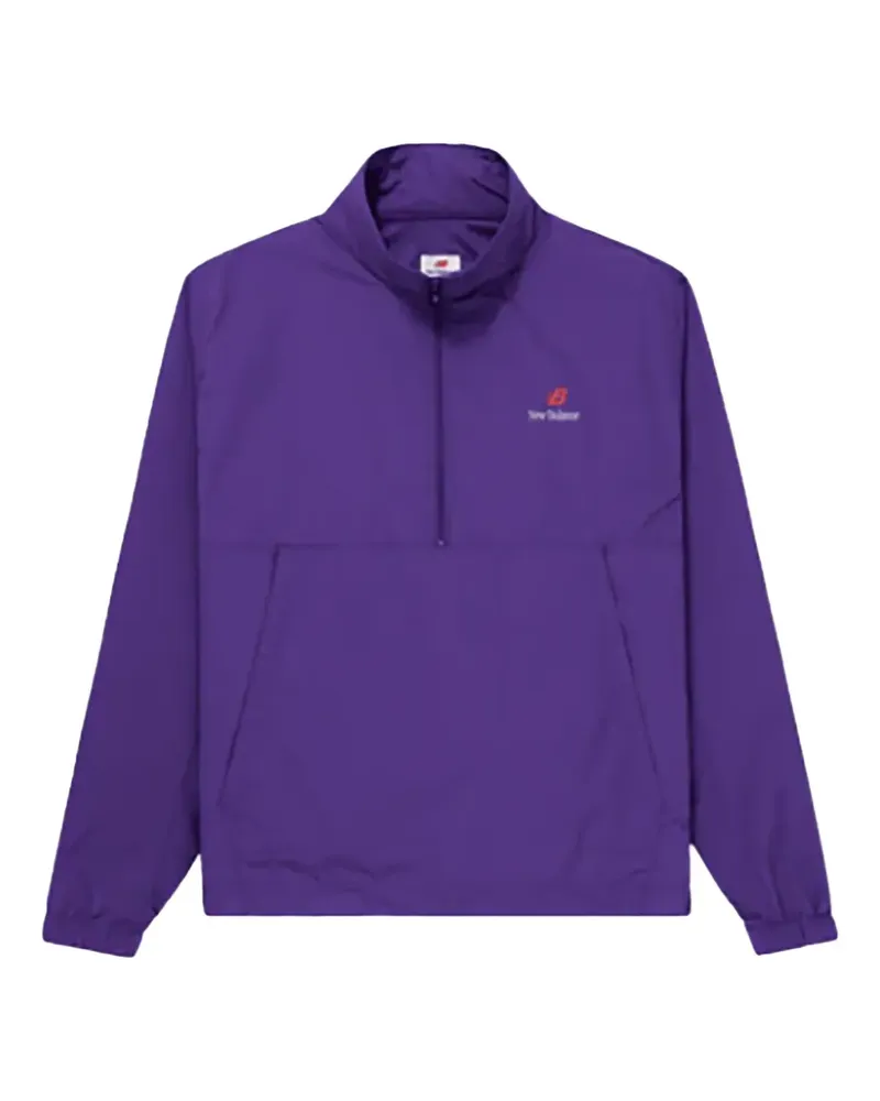 New Balance Made in USA Sweatshirt mit Viertelreißverschluss - Violett Violett