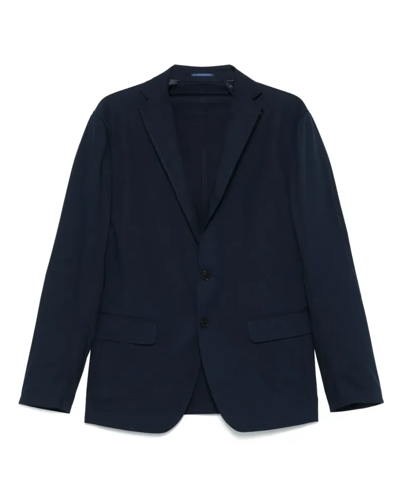 Low Brand Blazer aus Popeline - Blau Blau