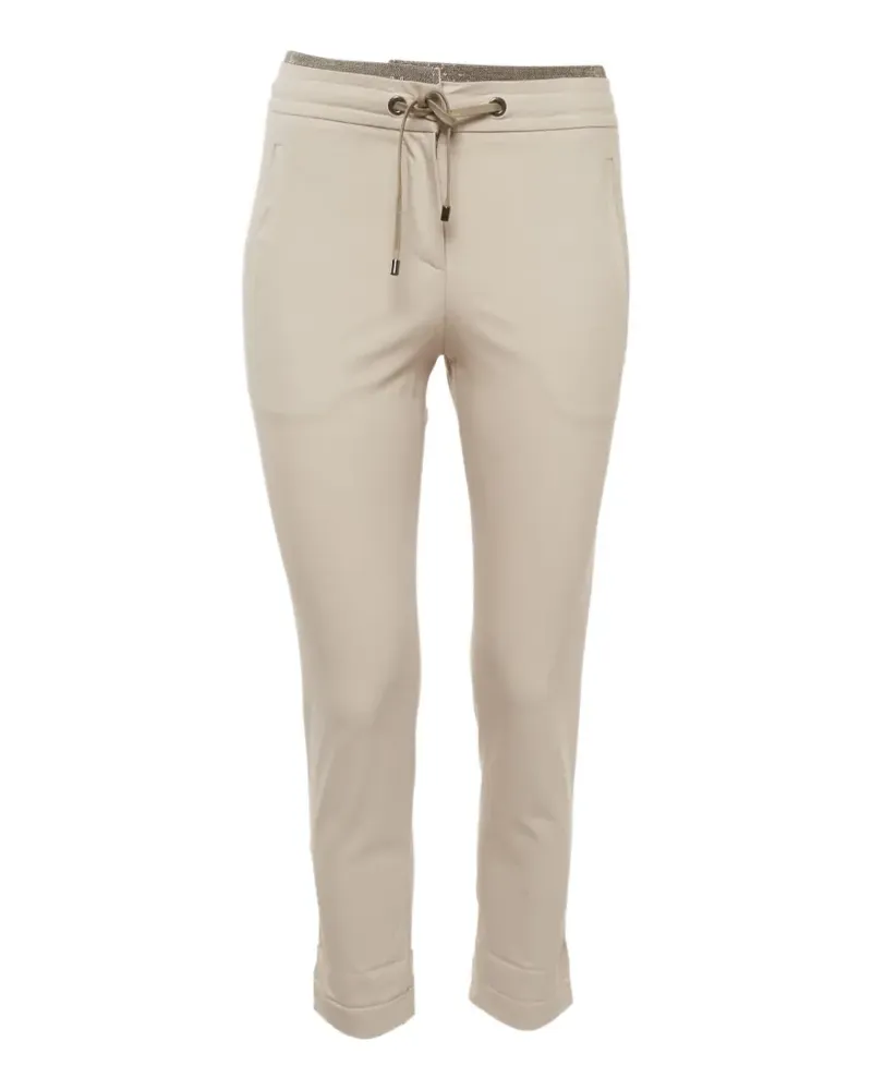 Brunello Cucinelli Monili embellished trousers - Nude Nude