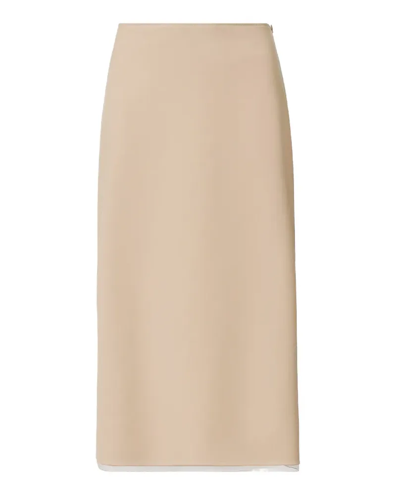 Fabiana Filippi Midirock mit Reißverschluss - Nude Nude