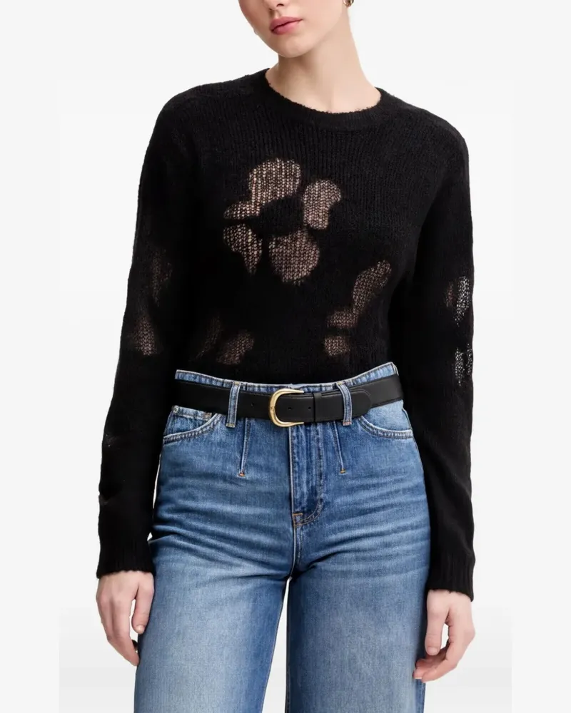 Benetton Pullover mit lockerem Schnitt - Schwarz Schwarz