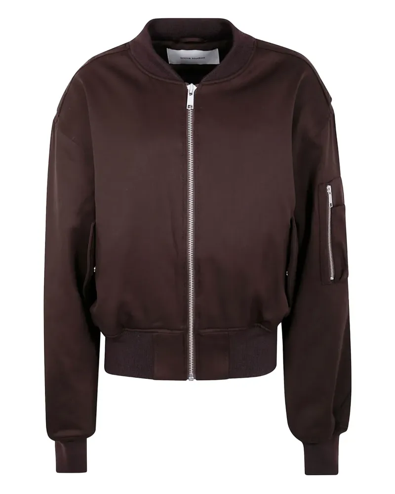 Entire Studios Bomberjacke mit Reißverschluss - Braun Braun