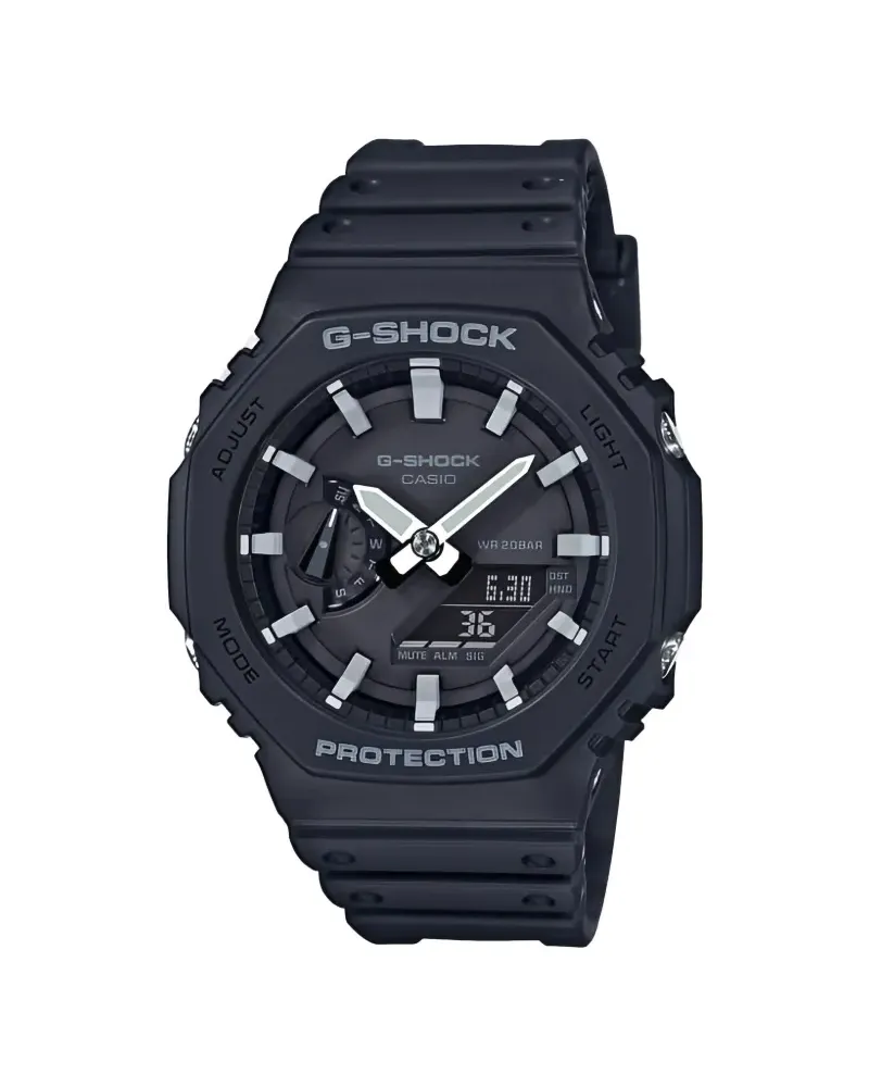 Casio G-Shock GA-2100-1AER 45mm - Schwarz Schwarz