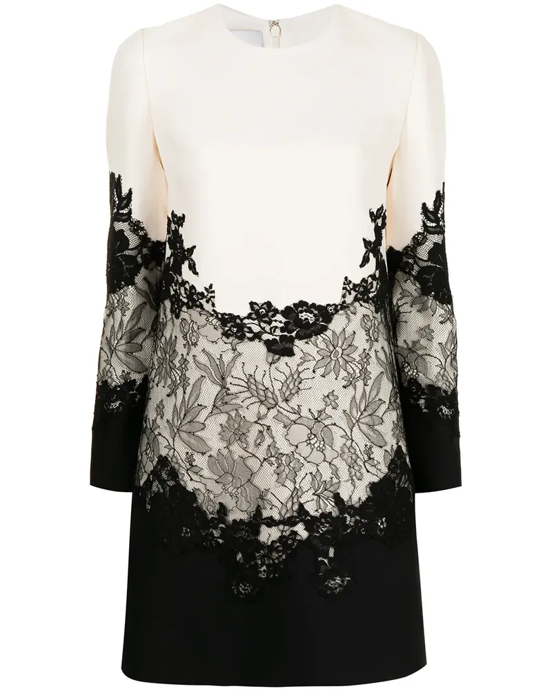 Valentino Garavani Kleid mit Spitze - Schwarz Schwarz