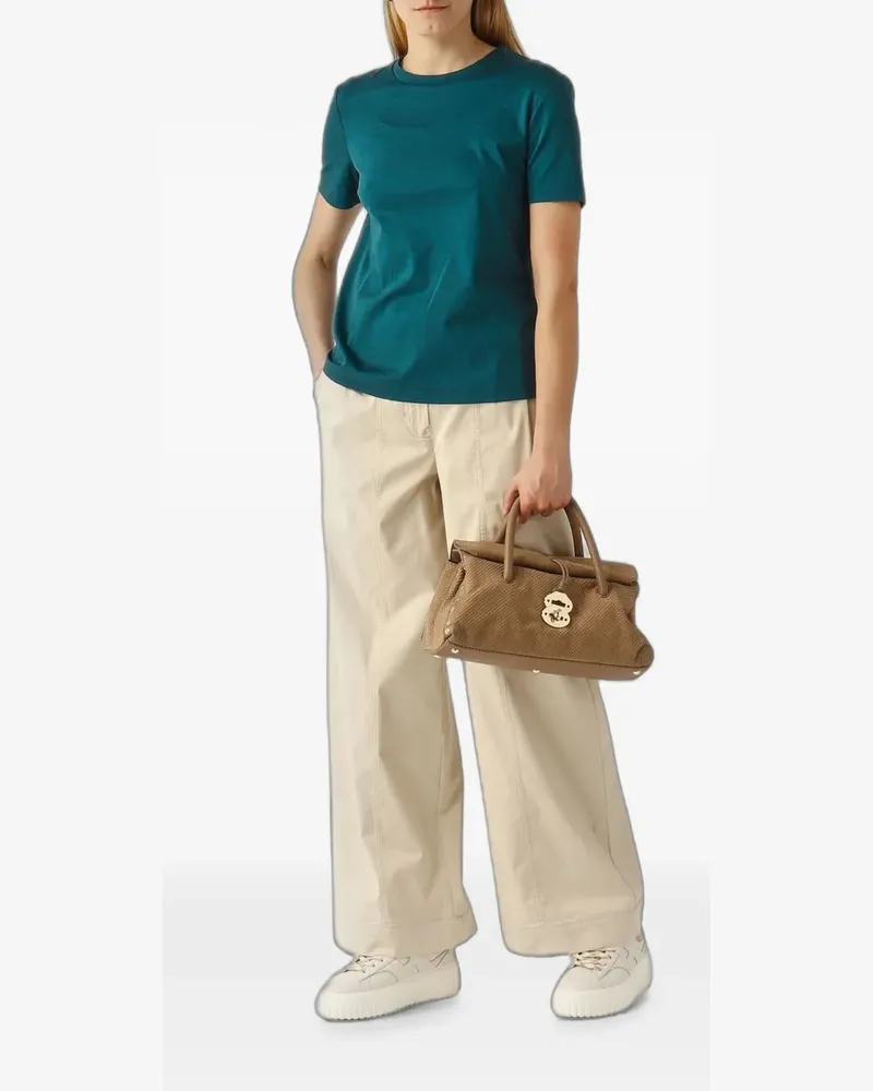 Max Mara crew-neck T-shirt - Blau Blau
