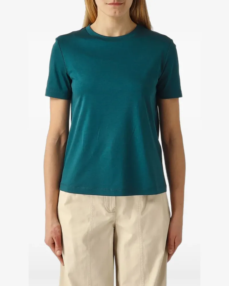 Max Mara crew-neck T-shirt - Blau Blau