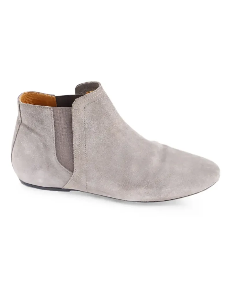 IRO Stiefel mit runder Kappe - Grau Grau