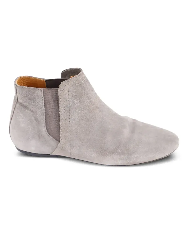IRO Stiefel mit runder Kappe - Grau Grau