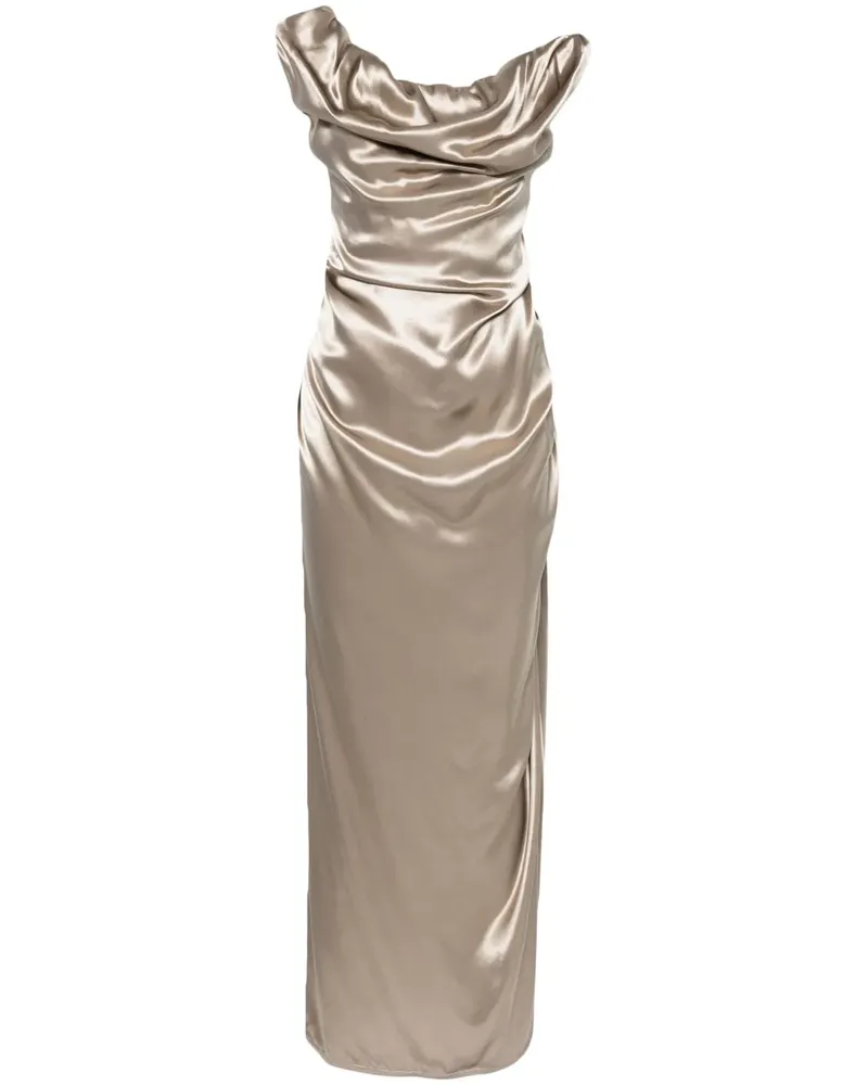 Vivienne Westwood Ginnie Maxikleid - Gold Gold