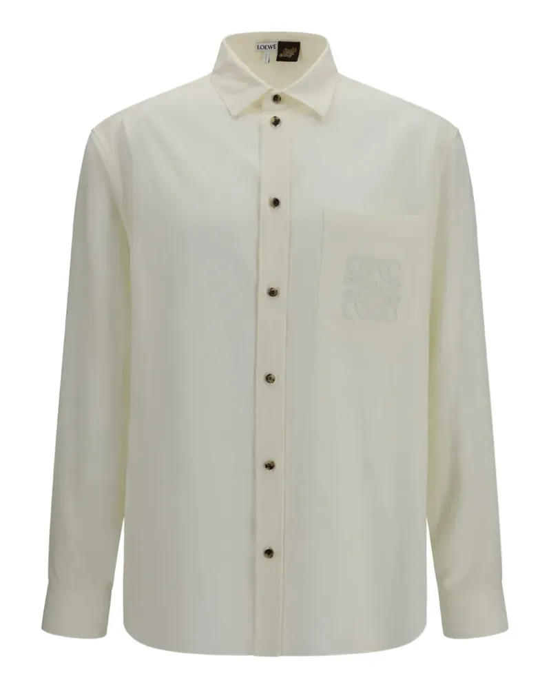 Loewe embroidered shirt - Nude Nude