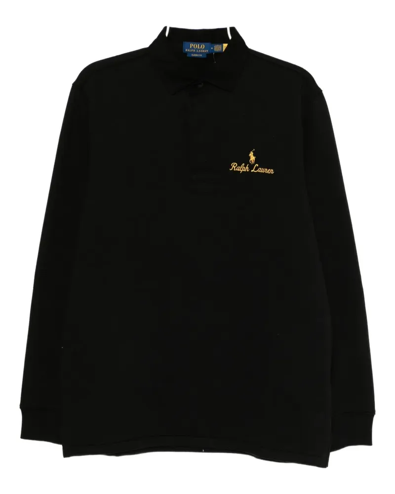 Ralph Lauren Poloshirt mit Logo-Stickerei - Schwarz Schwarz