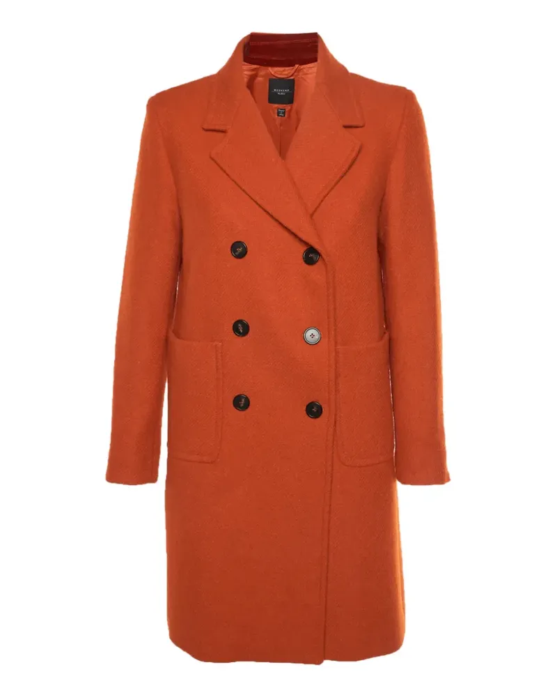 Max Mara double-breasted coat - Orange Orange