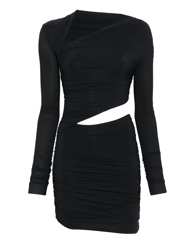 Amazuìn Asymmetrisches Kleid - Schwarz Schwarz