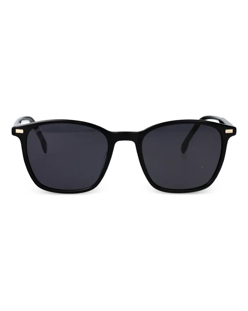 HUGO BOSS oval-frame sunglasses - Schwarz Schwarz