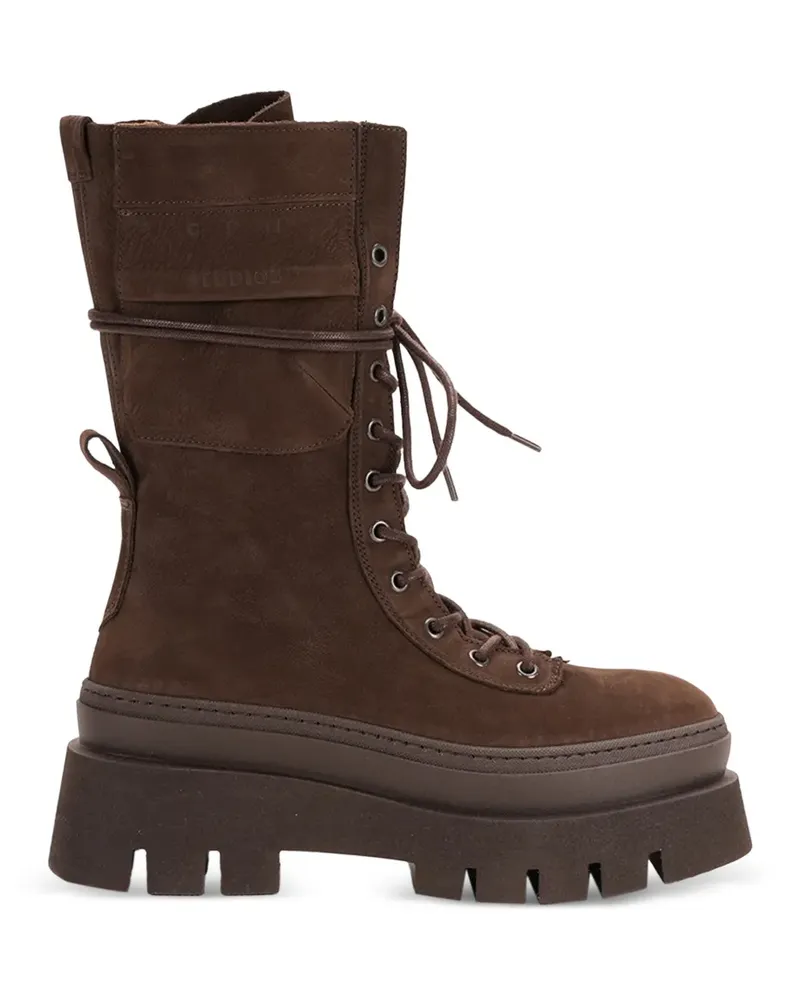 Copenhagen Schnürstiefel aus Leder - Braun Braun