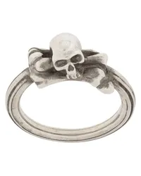 WERKSTATT:MÜNCHEN Symbol Skull' Ring Silber