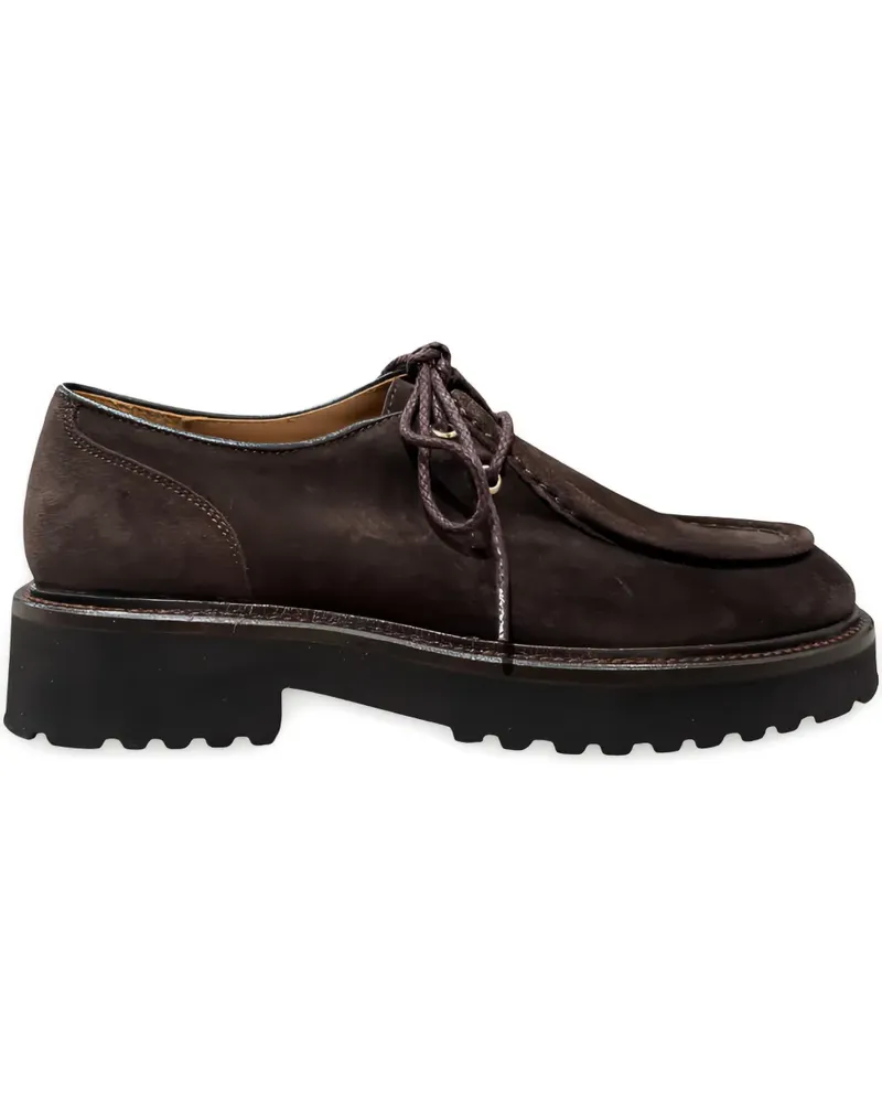 CALCE lace-up lug-sole Derby shoes - Braun Braun