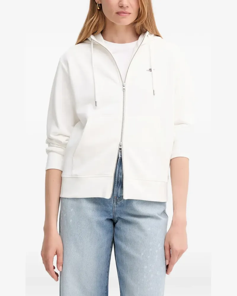 Gant Shield zip-up hoodie - Nude Nude