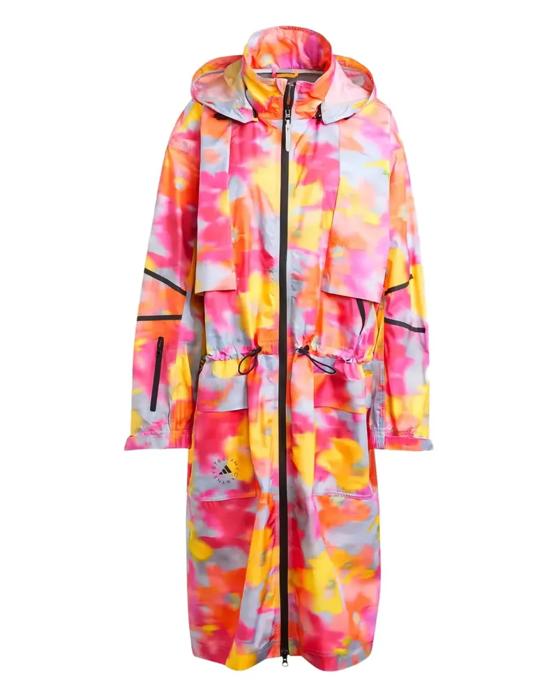 adidas Parka mit Batik-Print - Rosa Rosa