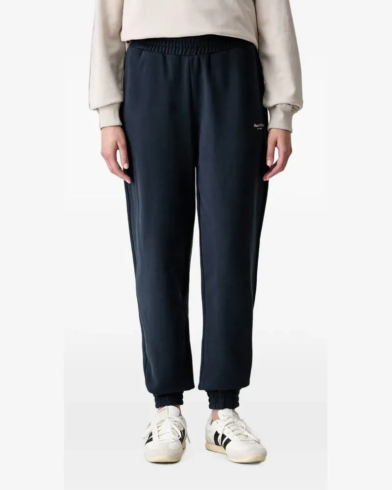 Marc O'Polo logo-print elasticated track pants - Blau Blau
