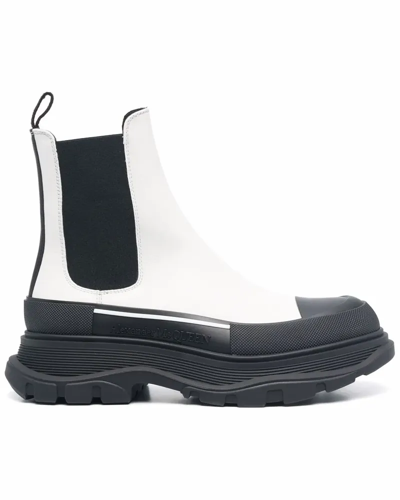 Alexander McQueen Tread Slick Chelsea-Stiefel - Weiß Weiß