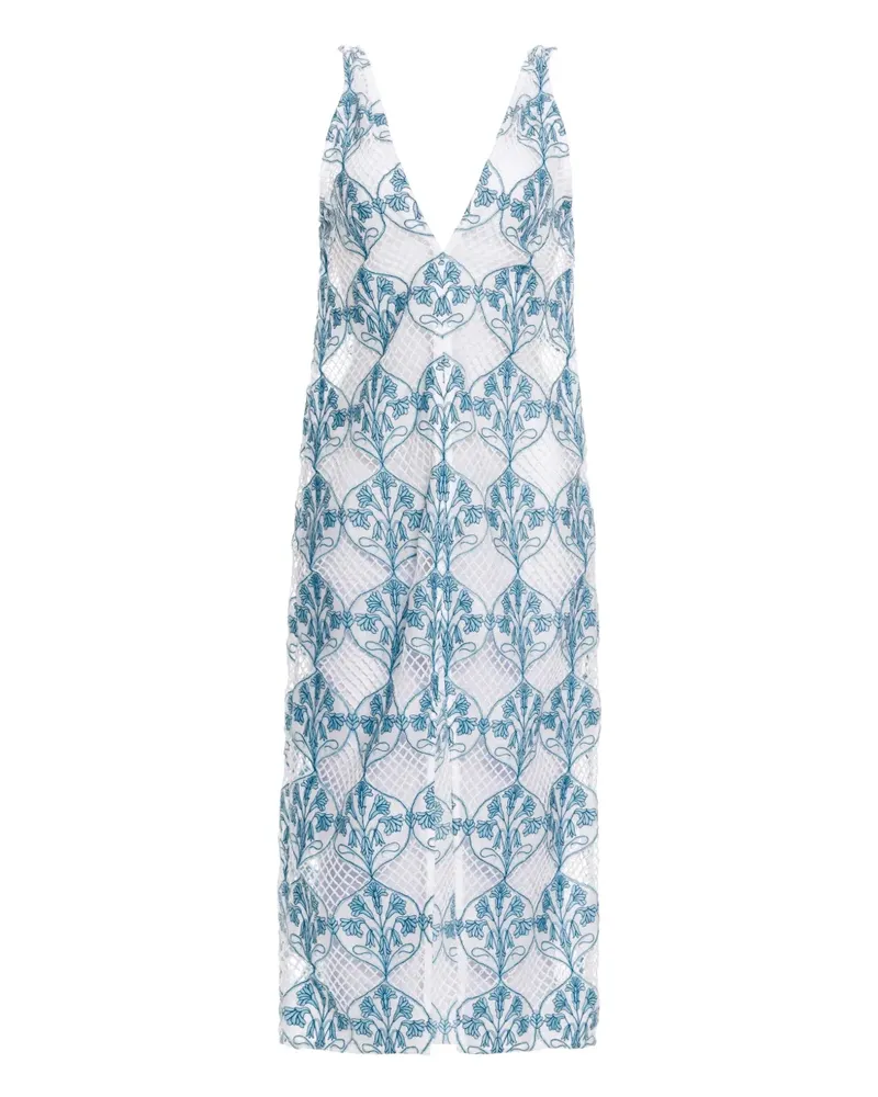 AGUA BENDITA Suspiro Ribbons Kleid - Weiß Weiß