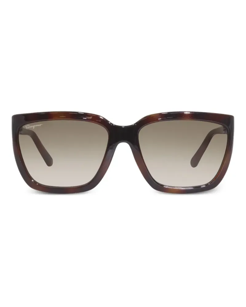 Ferragamo full rim square sunglasses - Braun Braun