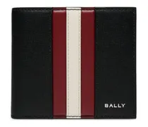 Ribbon Portemonnaie mit Klappe - Schwarz